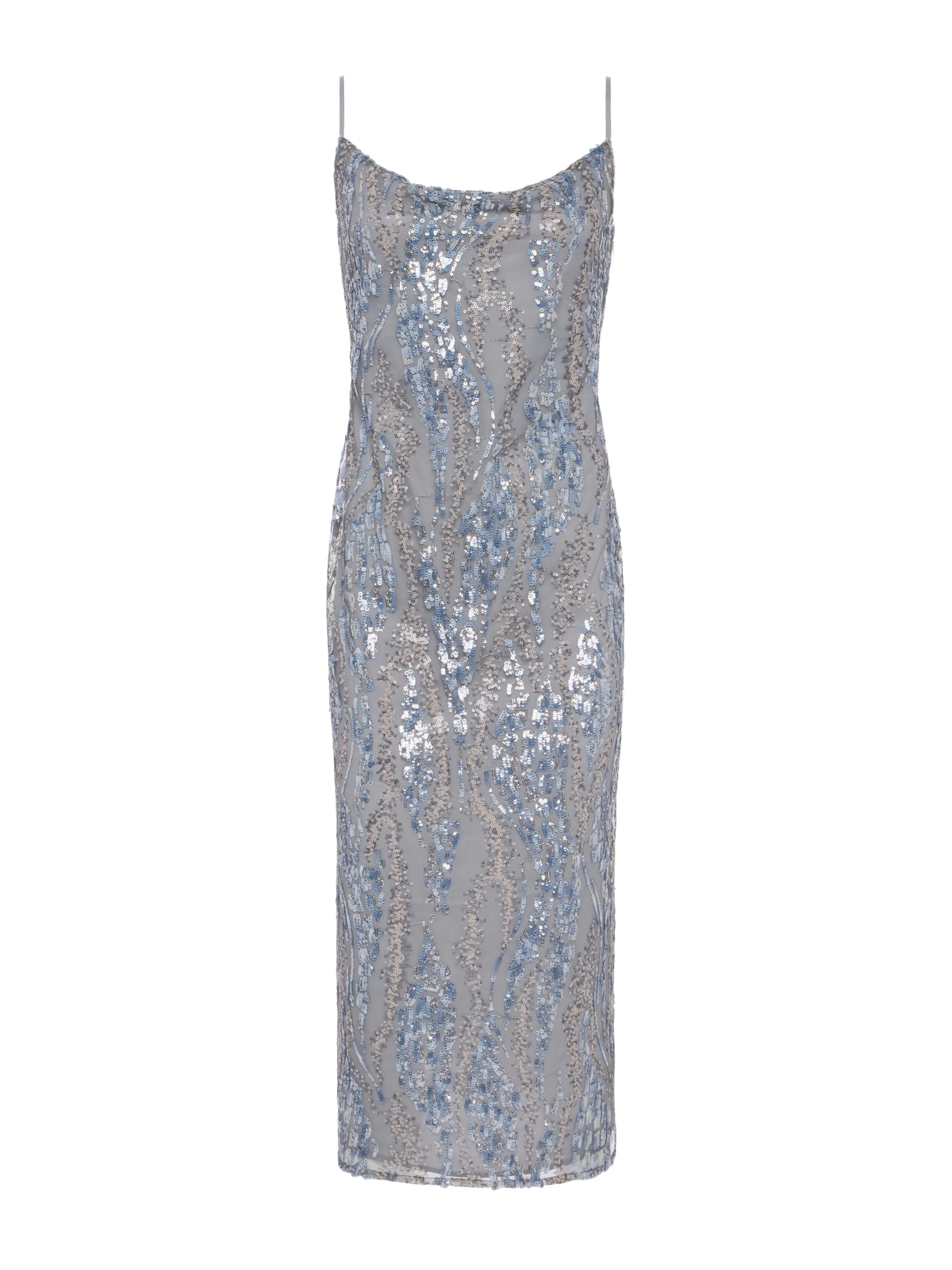 Achilles Sequinned Slip Dress