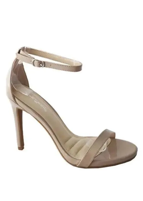 Allure Open-Toe Patent Heel