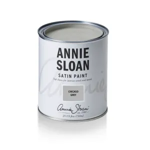 Annie Sloan Satin Paint Chicago Grey - 750 ml