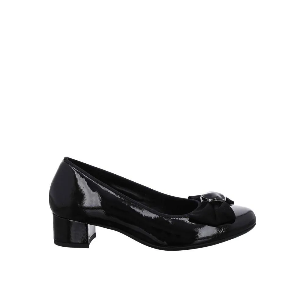 Ara Nizza Black Patent Shoe