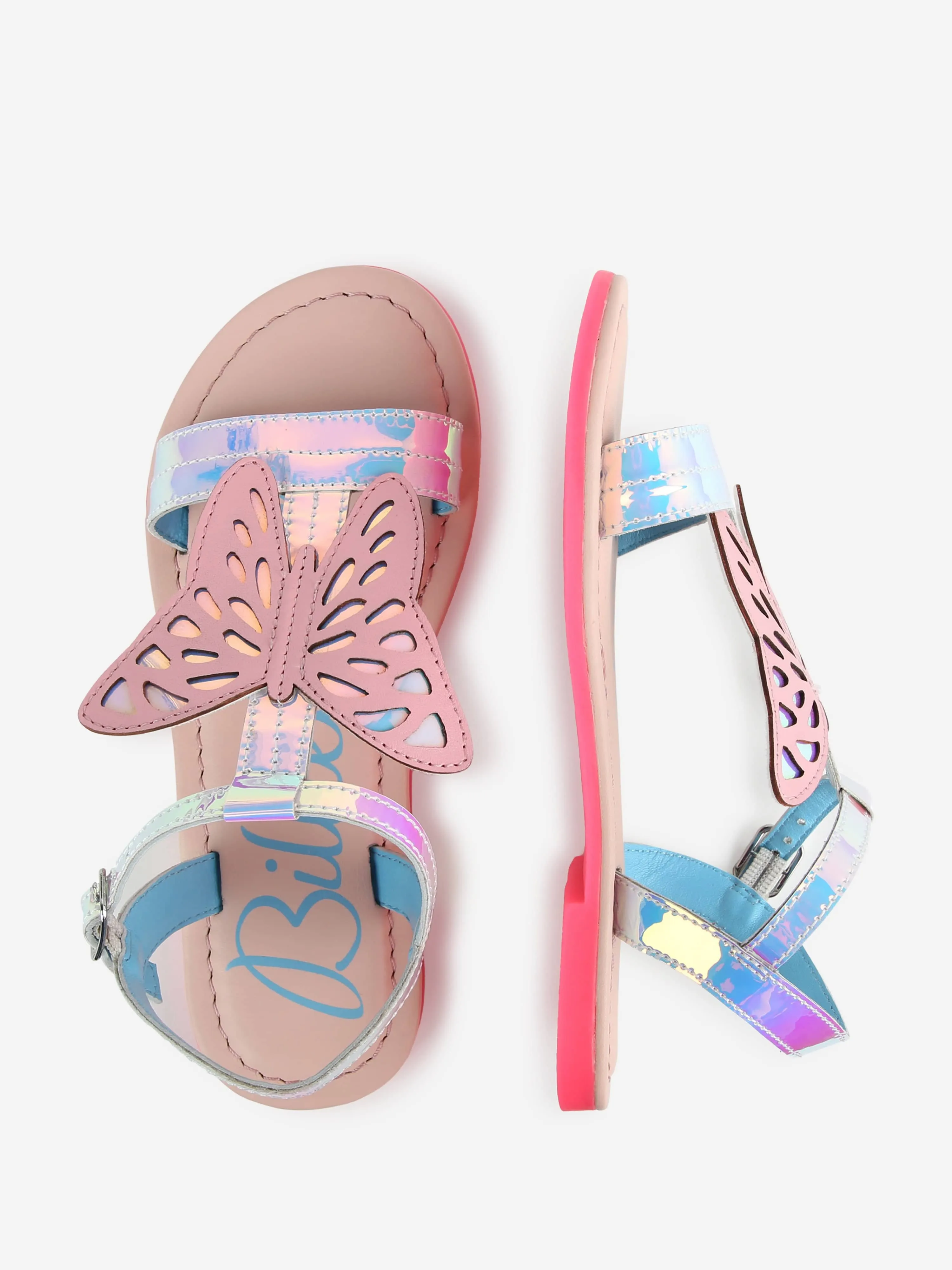 Billieblush Girls Butterly Sandals in Multicolour