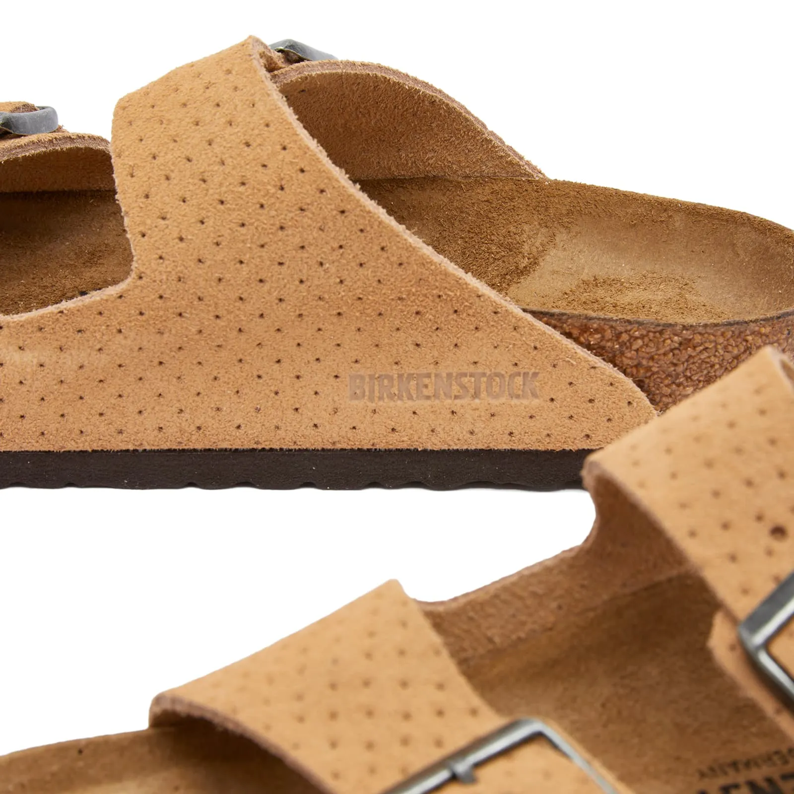 Birkenstock Arizona Sandals in New Beige Embossed Dots