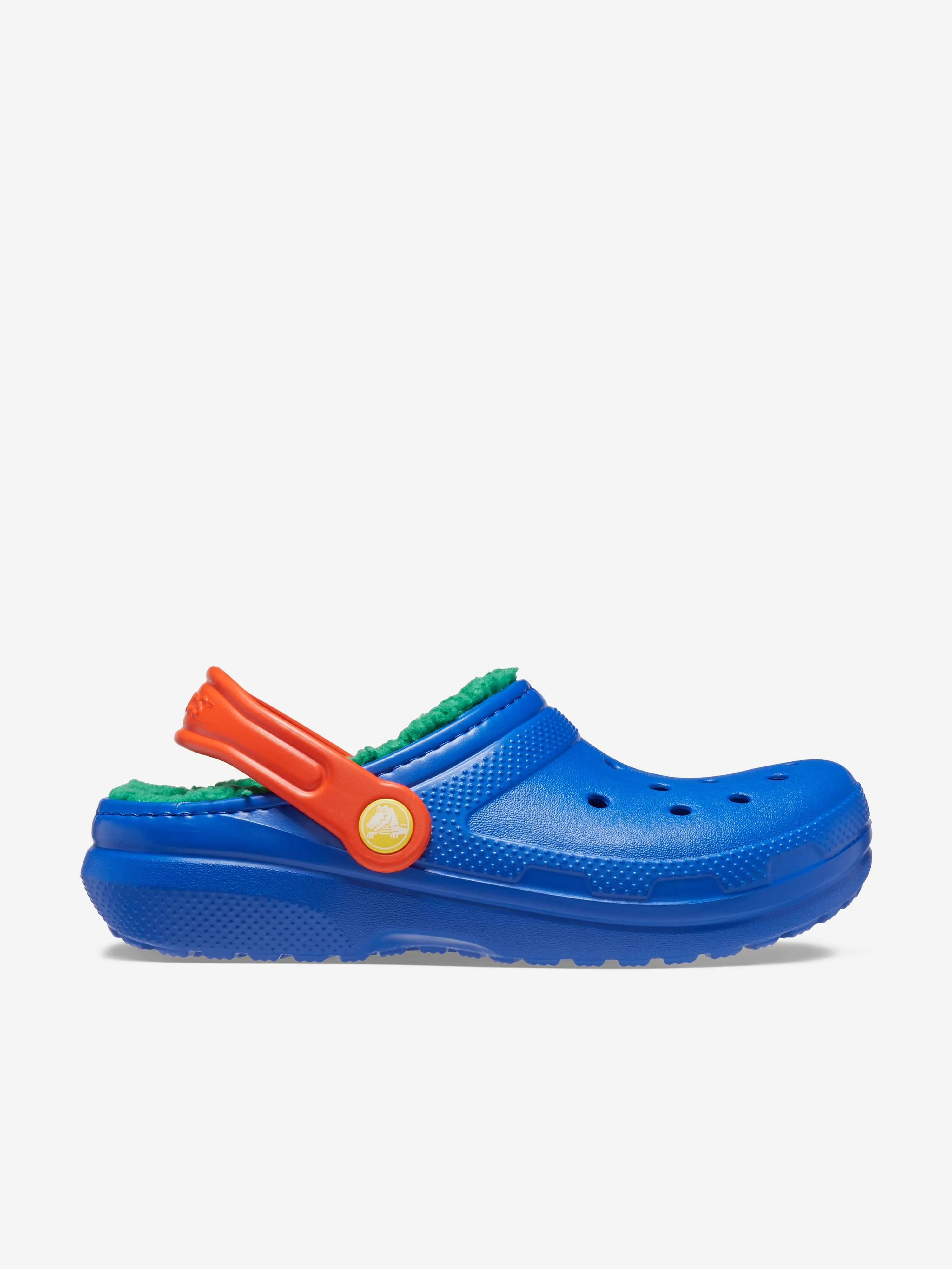 Crocs Boys Classic Lined Clog in Blue