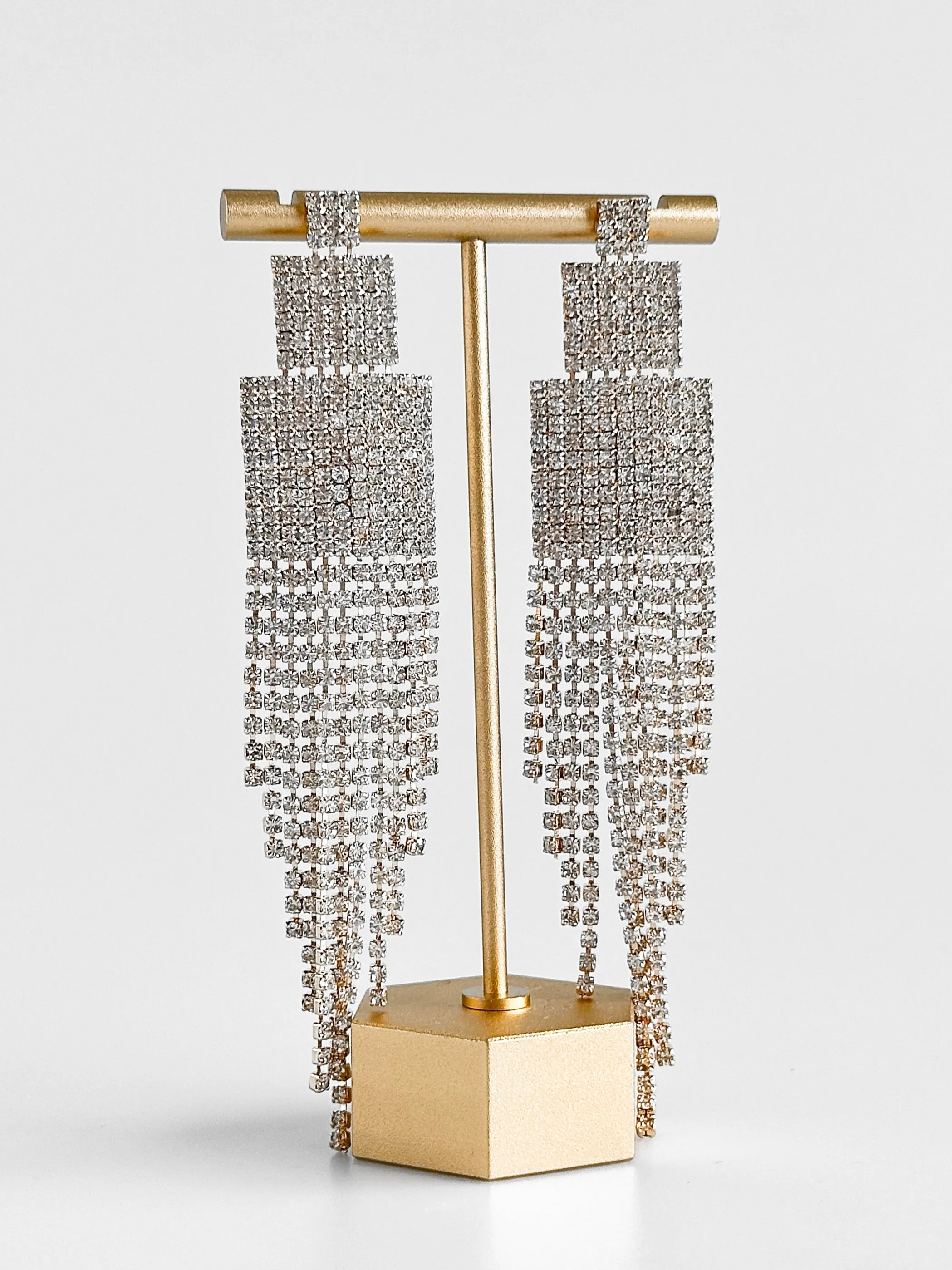 CZ Cascading Glam Earrings