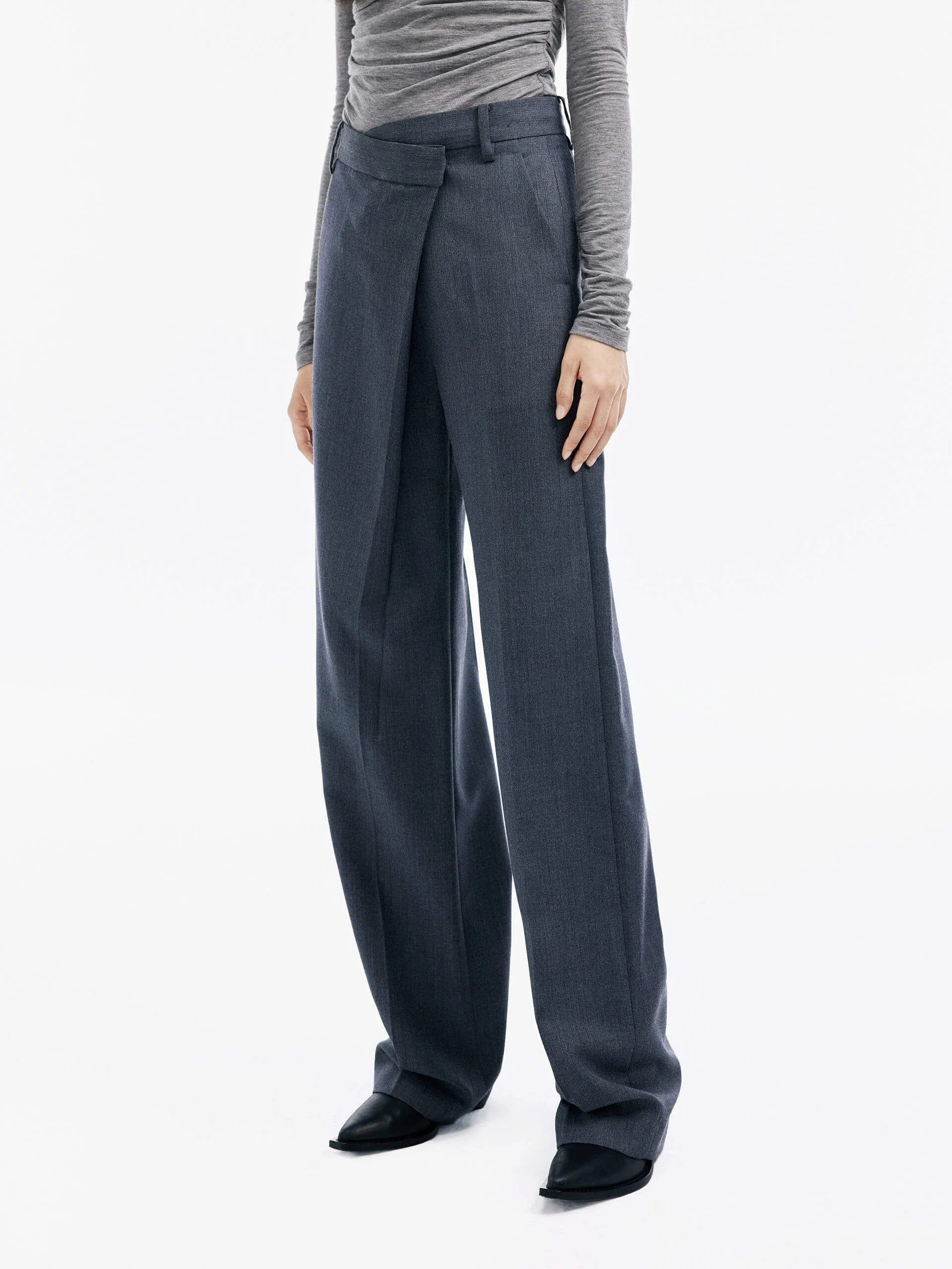 Deconstruct Wool Blend Pants