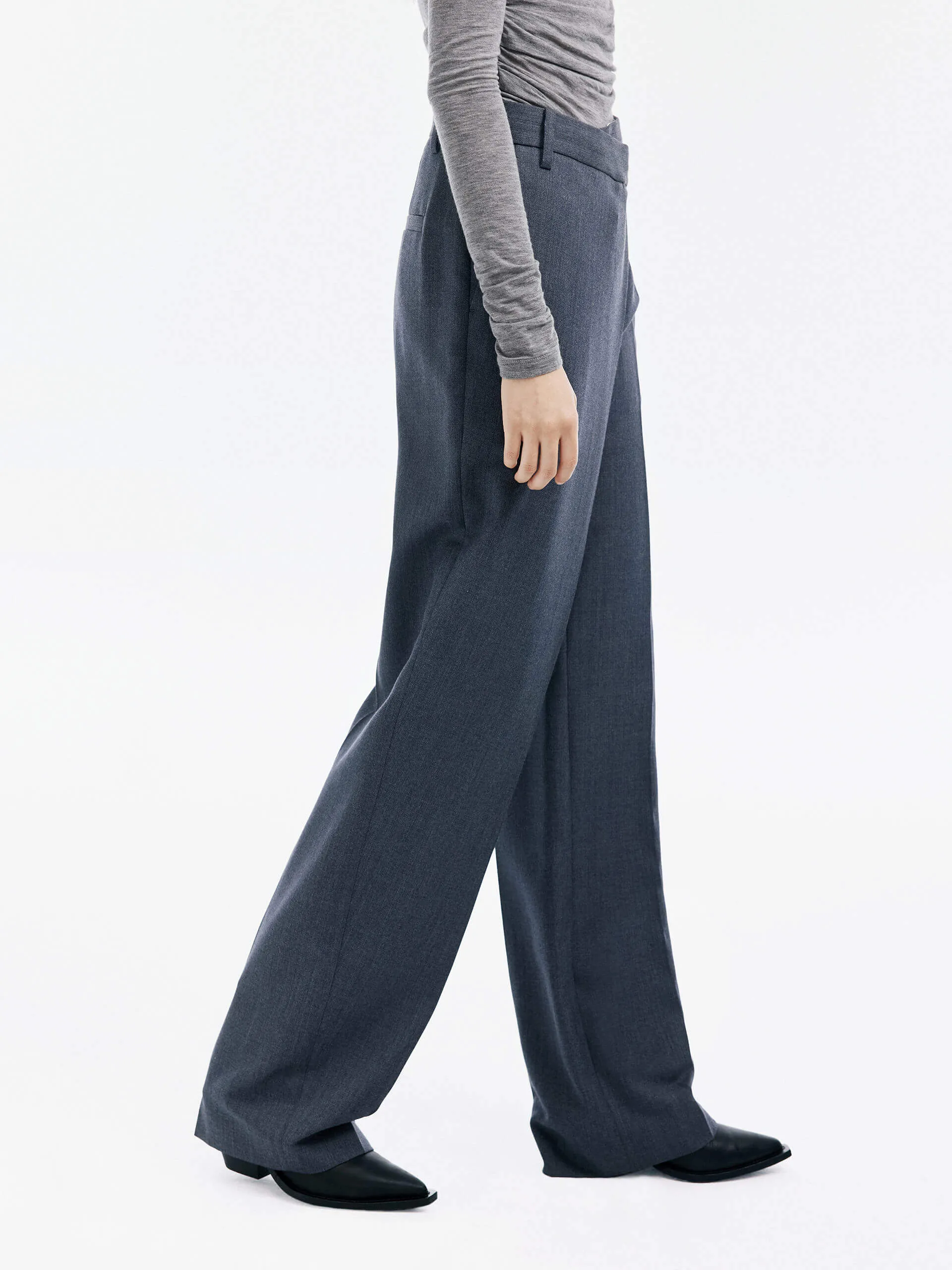 Deconstruct Wool Blend Pants