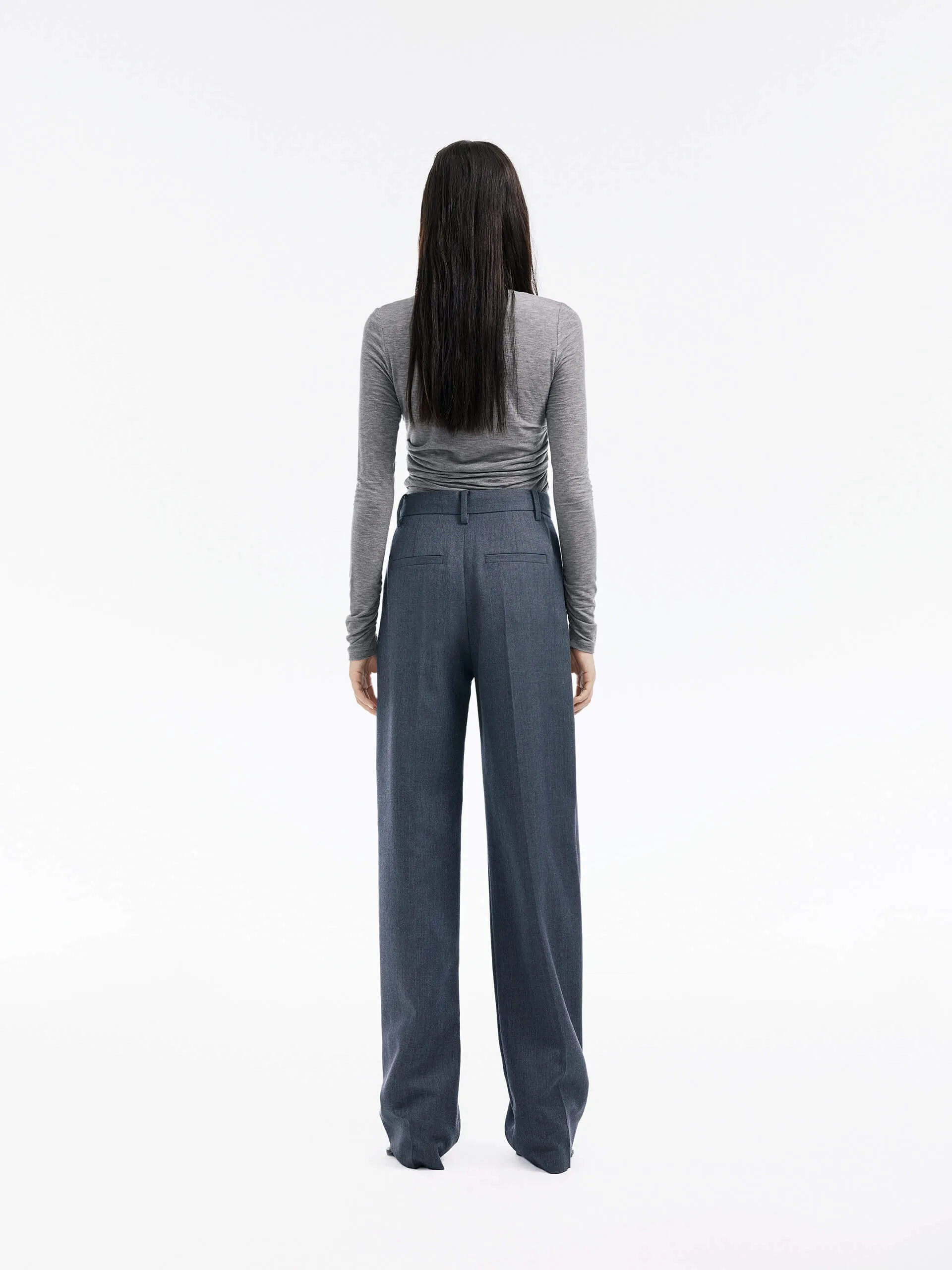 Deconstruct Wool Blend Pants