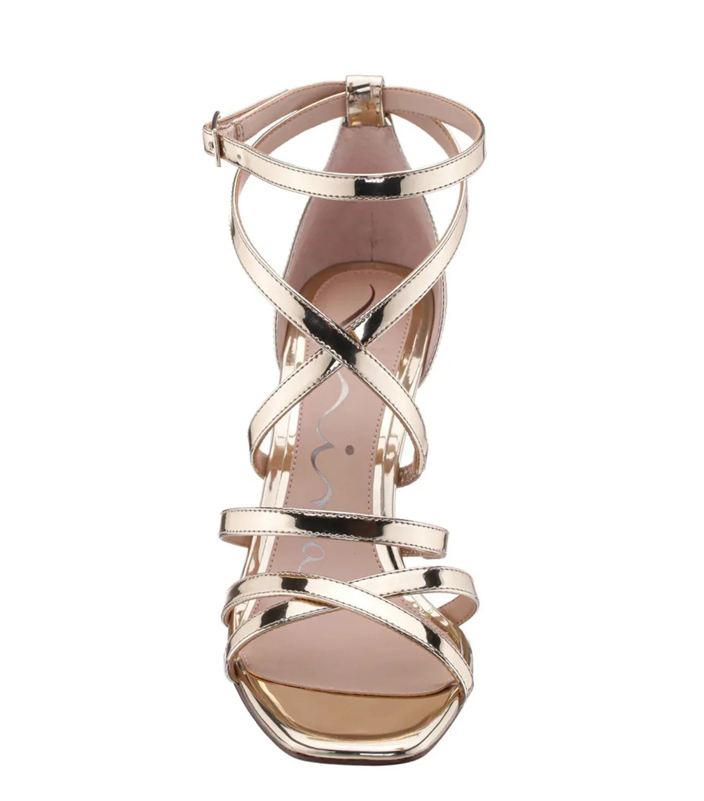 Devyn Strappy Sandals Gold