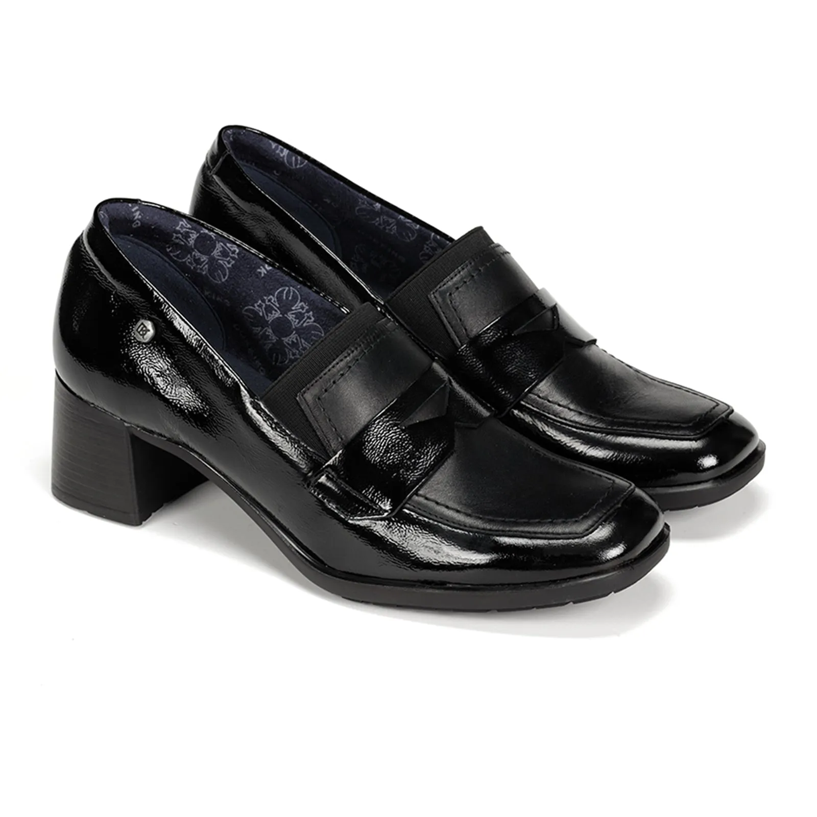 Dorking Ikia D9205 Heeled Loafer (Women) - Naplak/Sugar Negro