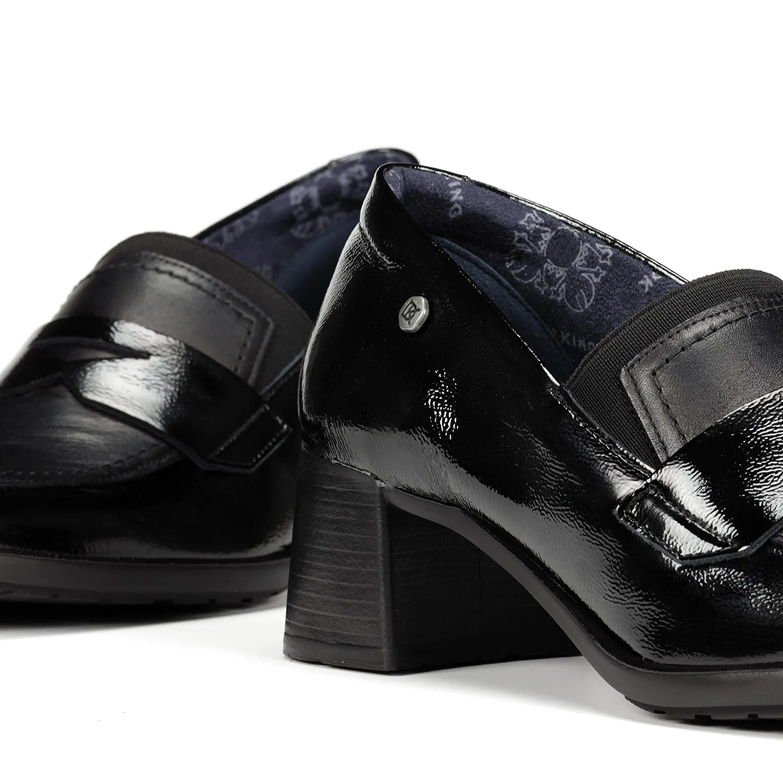 Dorking Ikia D9205 Heeled Loafer (Women) - Naplak/Sugar Negro