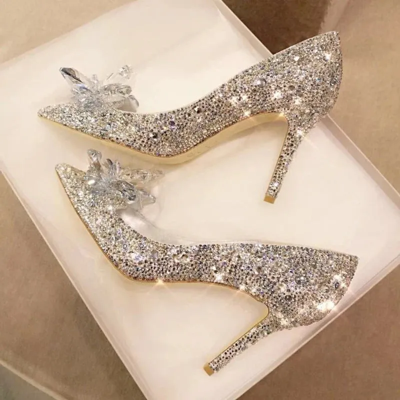 Elegant Queen Style High Heel Stiletto Shoes