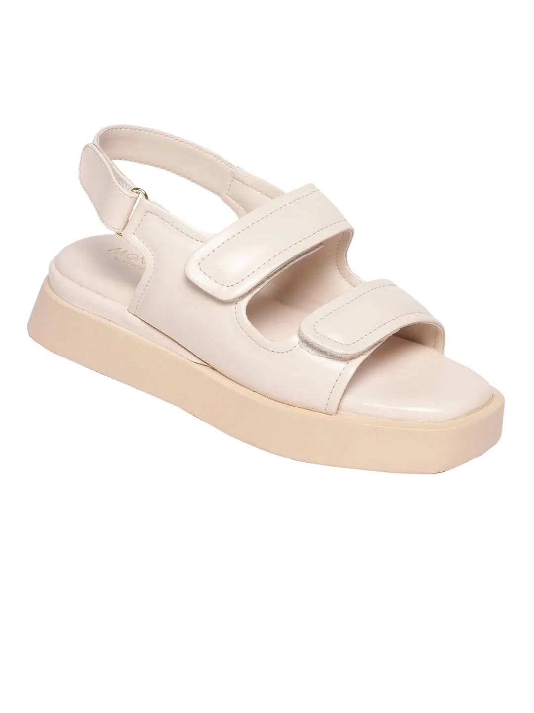 Eudora Cream Flatform Heels