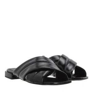 Furla Women's Cross Mule Sandals - Nero