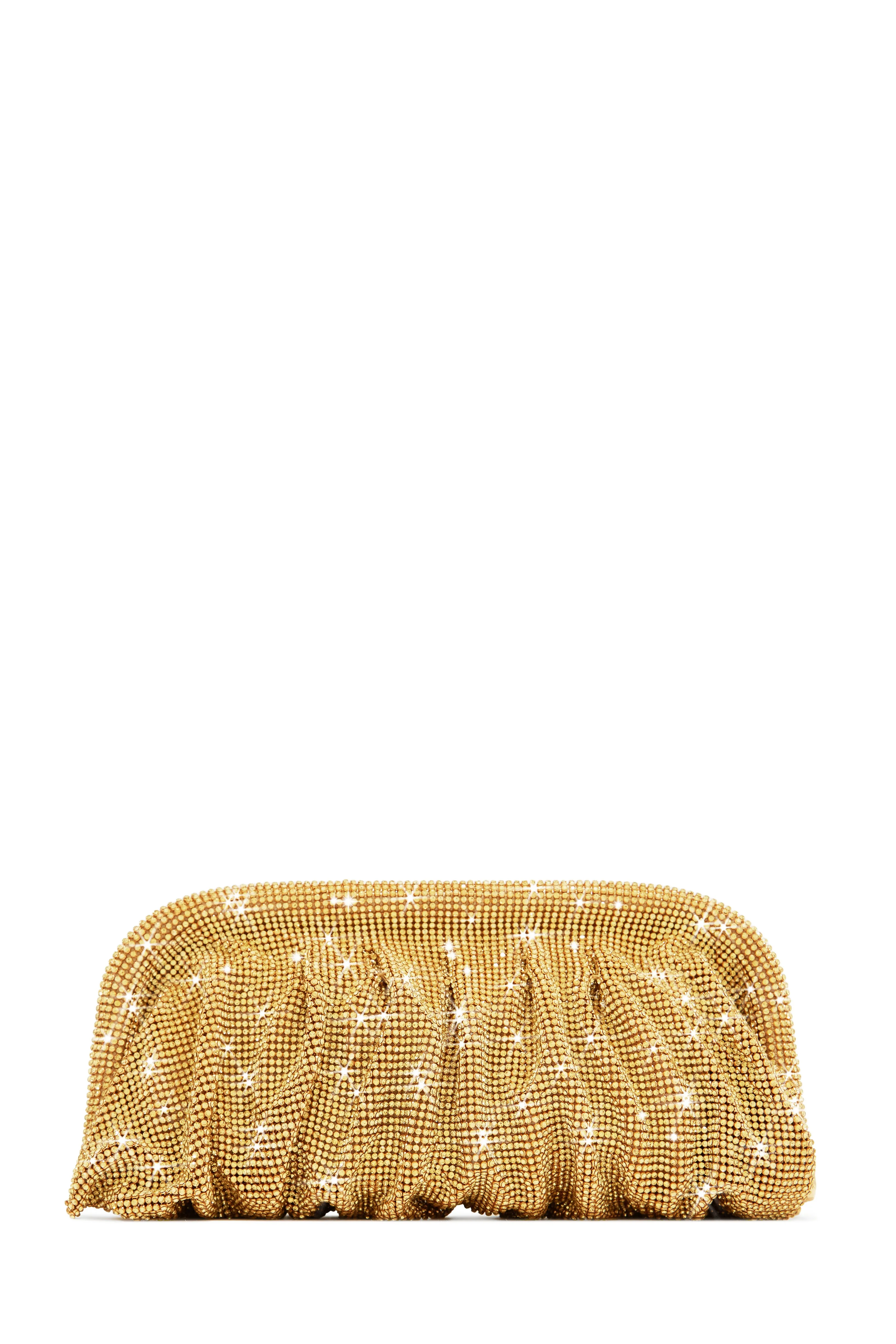 Gala Nights Embellished Clutch Bag - Red