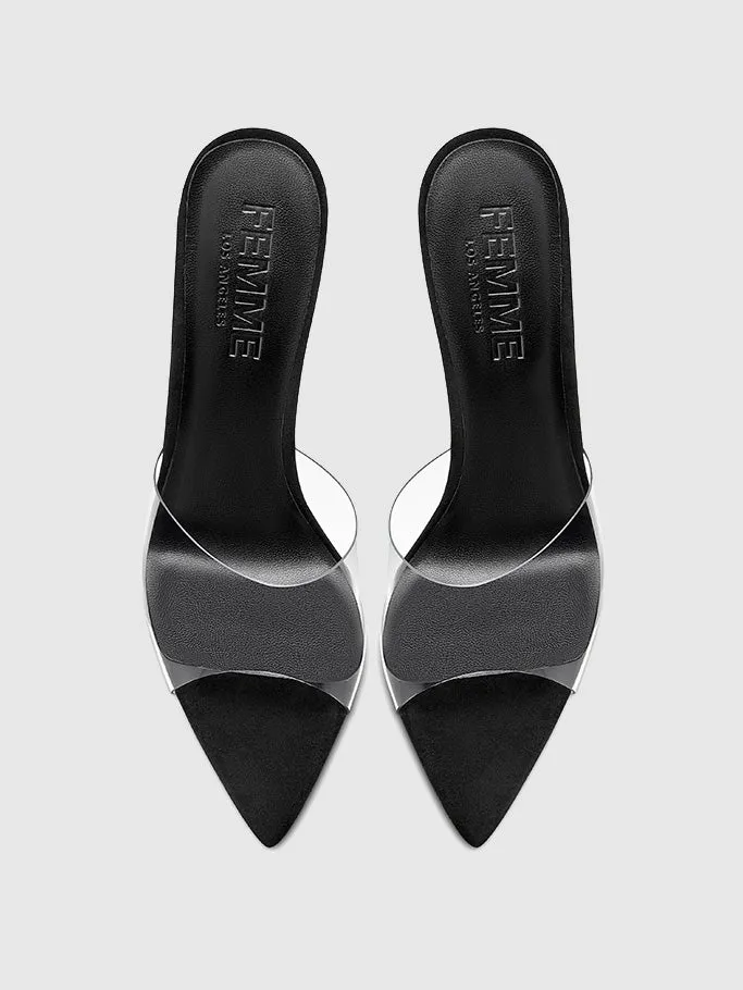 Gianni Suede Mule - Noche