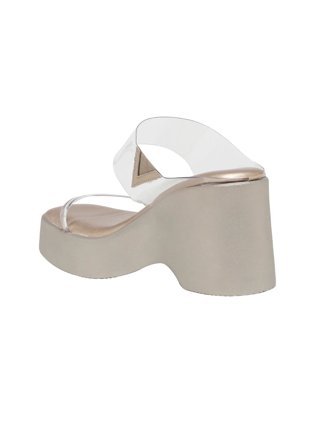 Joanne Gold Wedge Heels