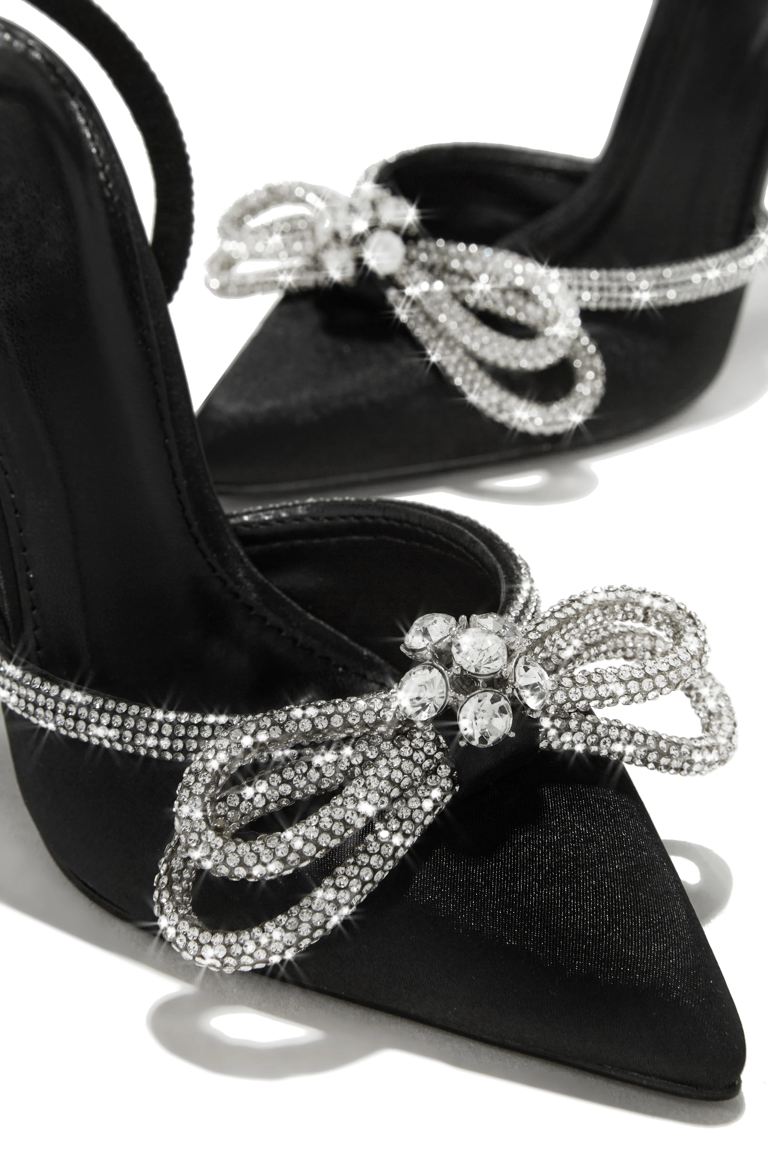 Kara Embellished Pumps - Black