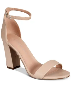 Madden Girl Bella Two-Piece Block Heel Sandals, Pink