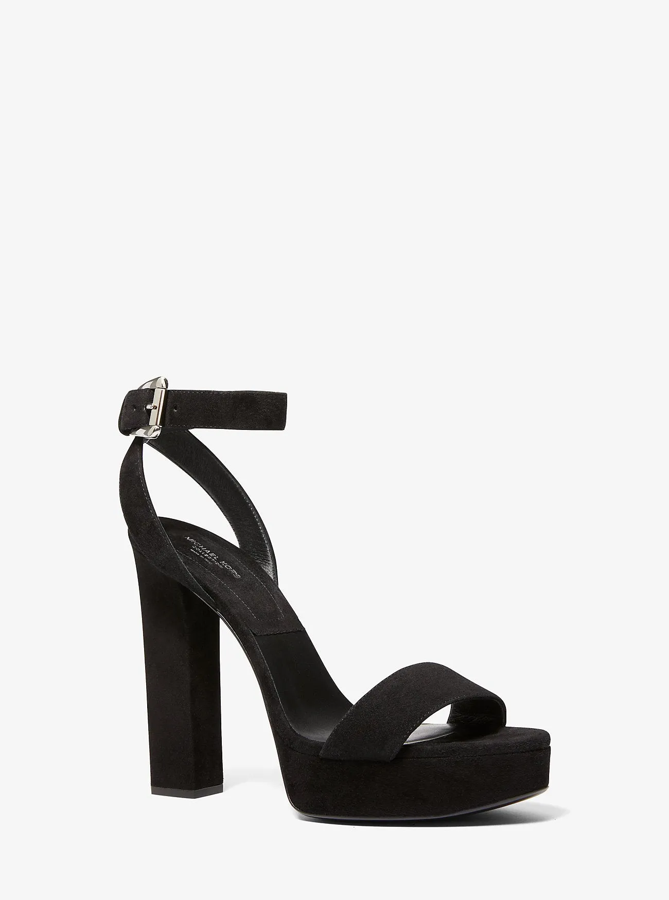 Michael Kors Anabelle Suede Platform Sandals, Black