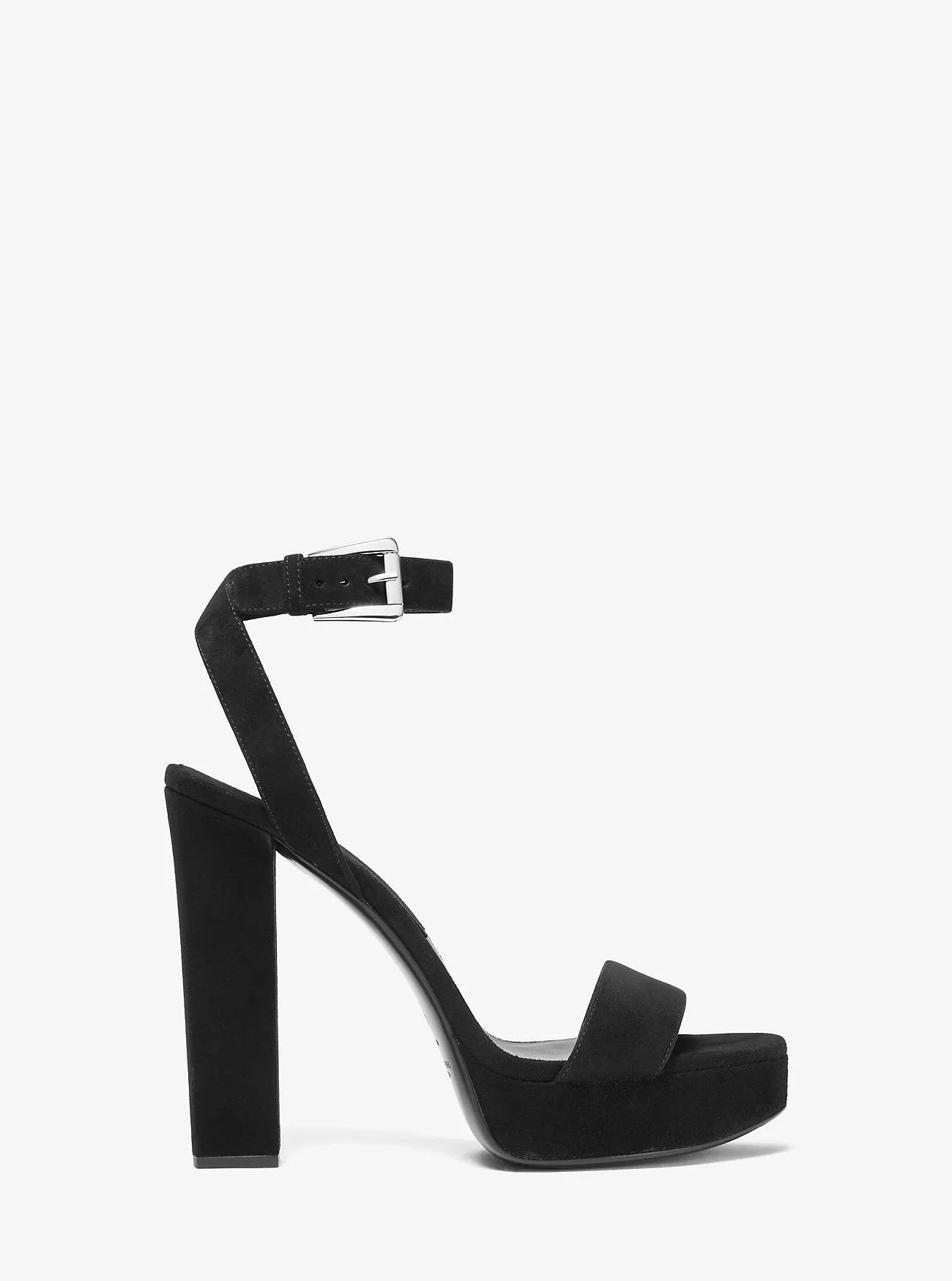 Michael Kors Anabelle Suede Platform Sandals, Black