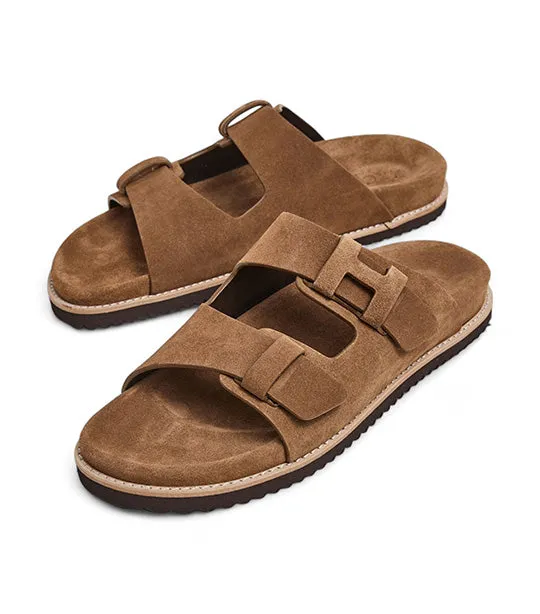 Mikonos City Sandal Toffee