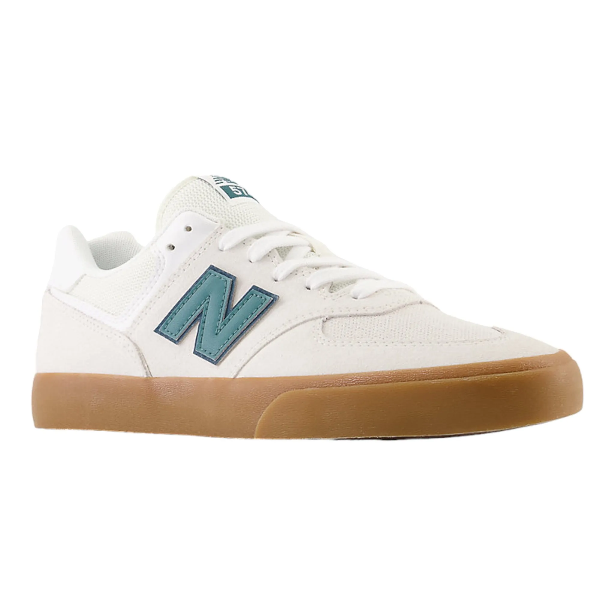 New Balance Numeric 574 Vulc Shoes - Sea Salt / Teal