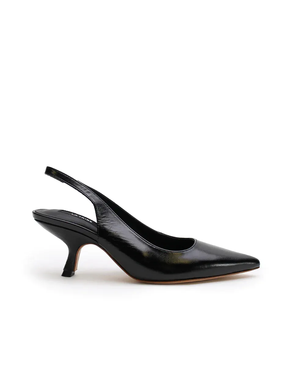 Nina Sling Back Heel | Black