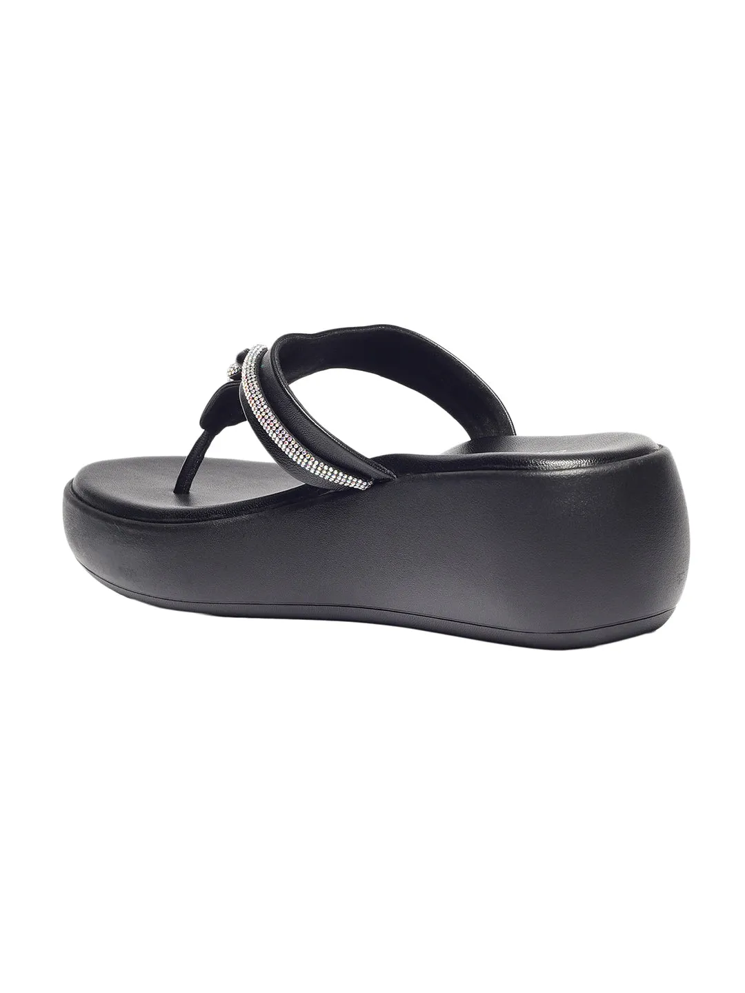 Ottilie Black Flatform Heels