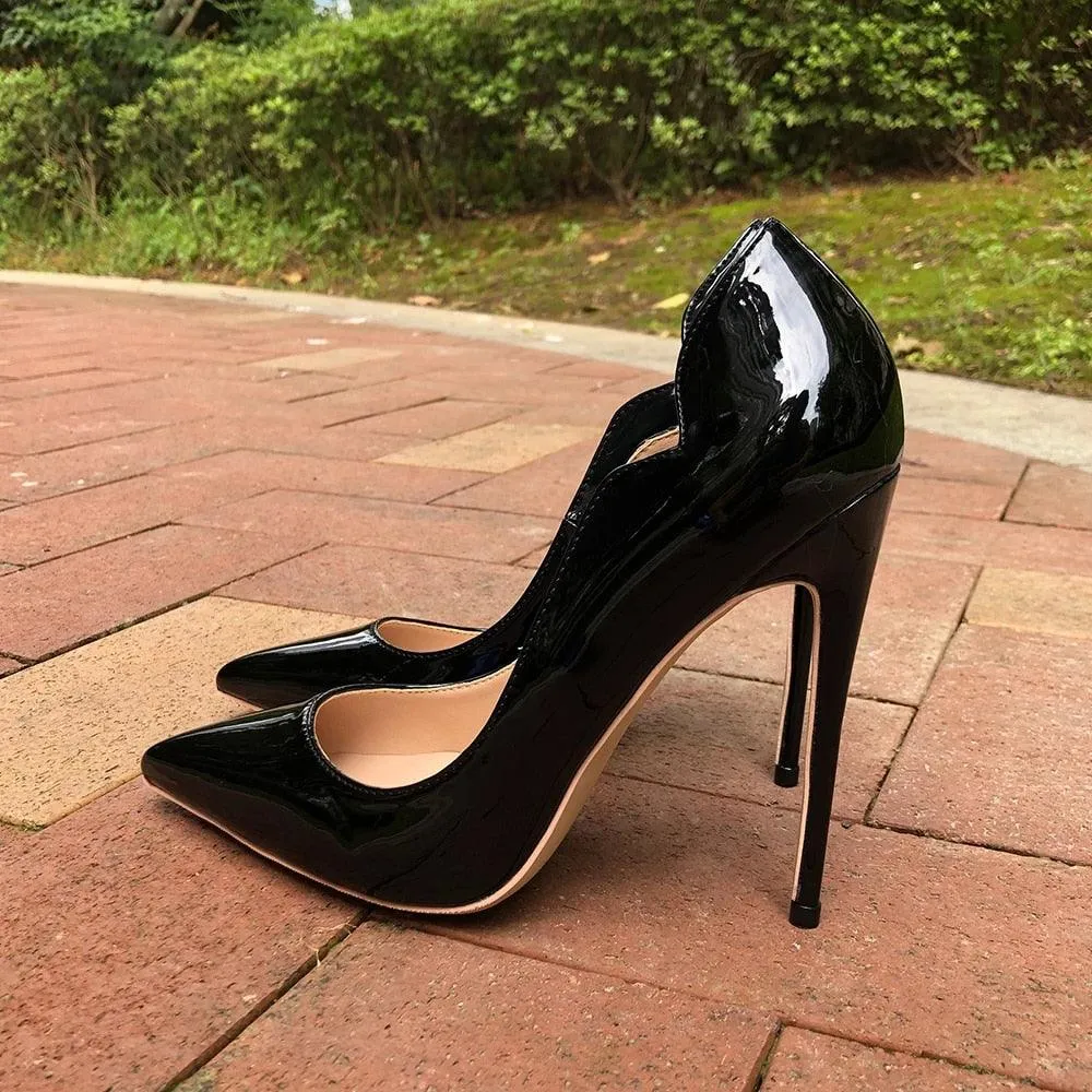 Patent Leather 12 cm High Heel Stilettos