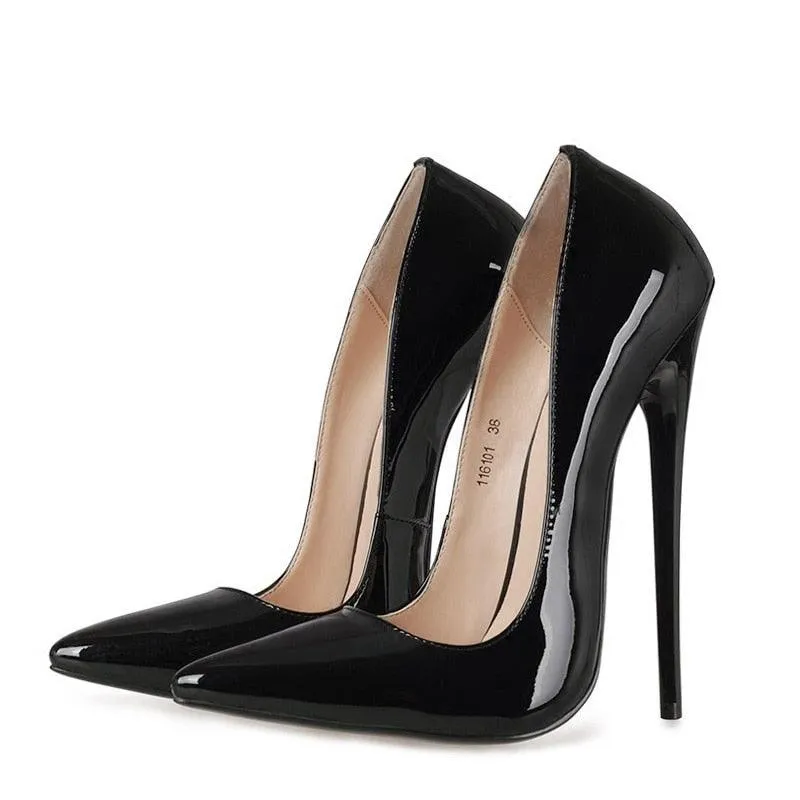 Patent Leather 16 cm High Heel Pumps