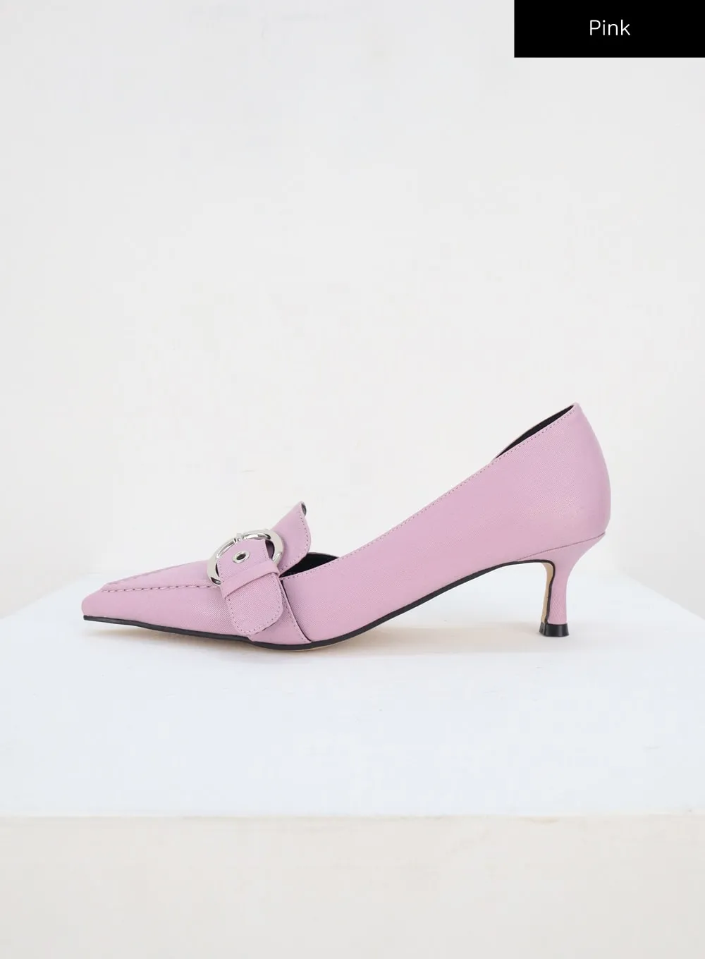 Pointed Toe Buckle Heels CA321