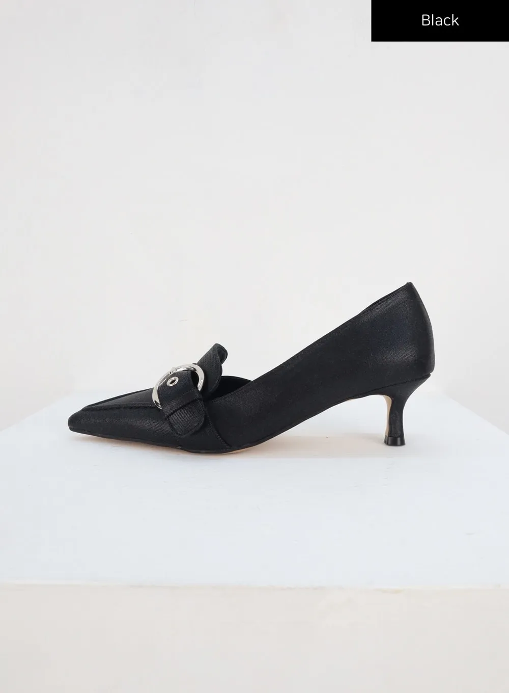 Pointed Toe Buckle Heels CA321