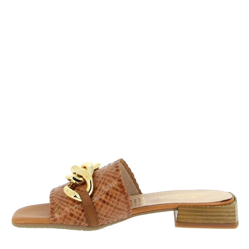 Quait 22676 Tan Heeled Slide