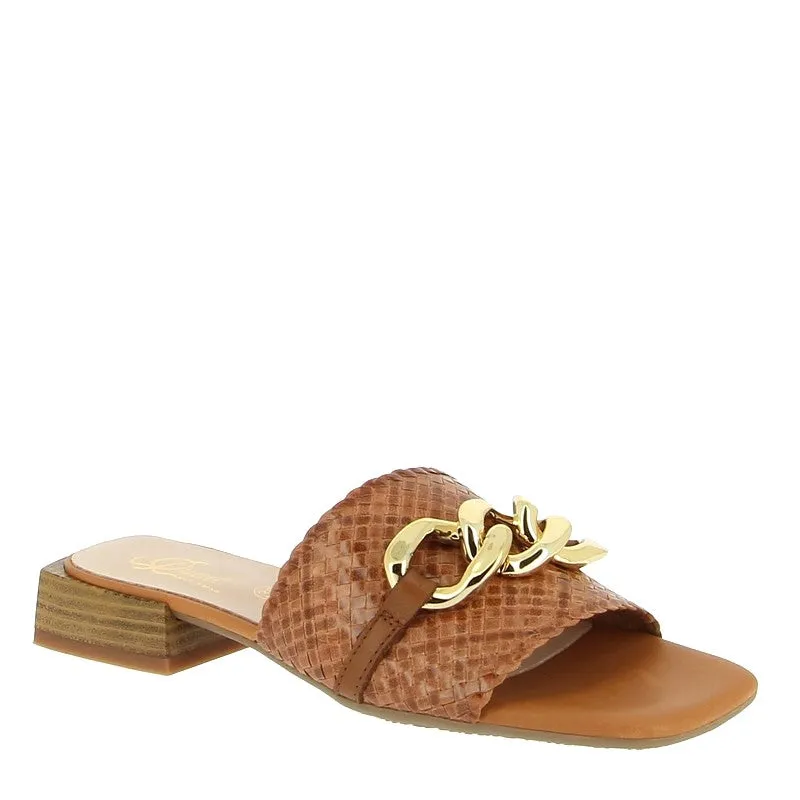 Quait 22676 Tan Heeled Slide