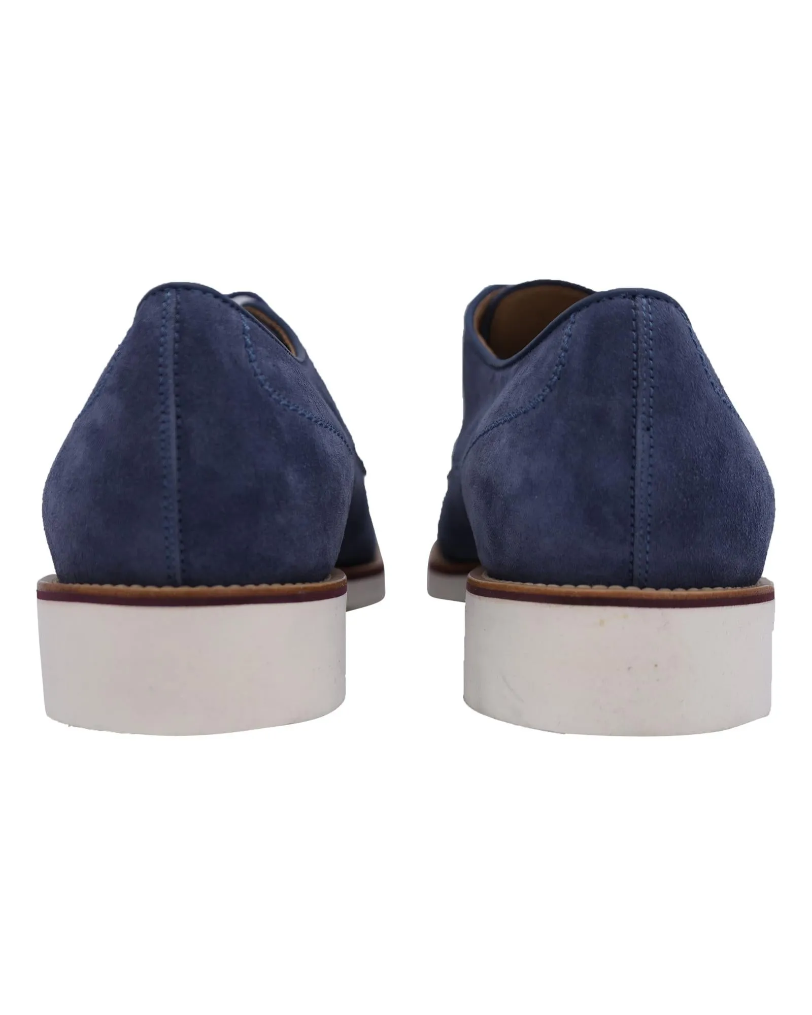 Refined Blue Suede Lace Up Derby by Tods