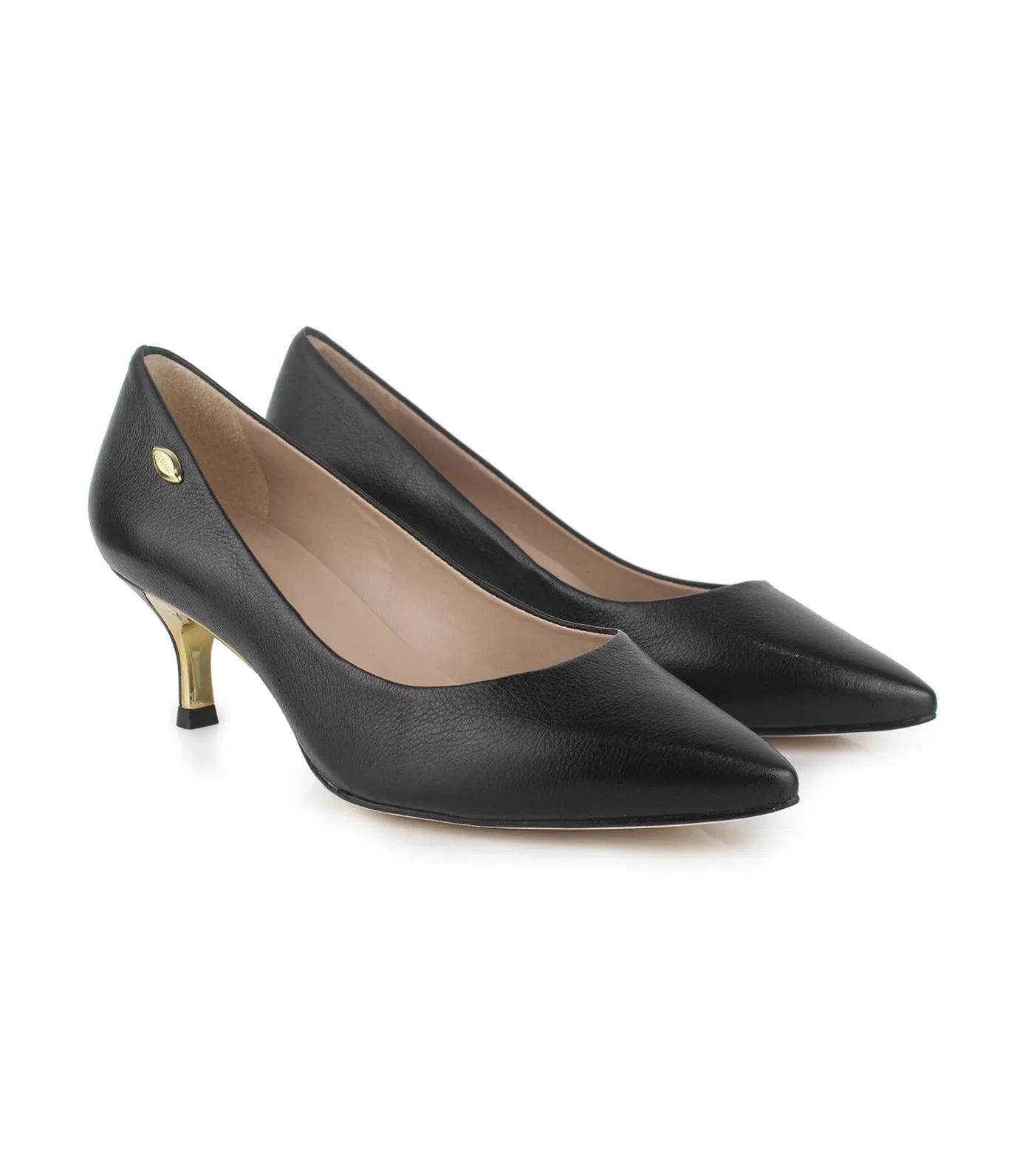 Scarpin Low Heel Pumps Saara Black