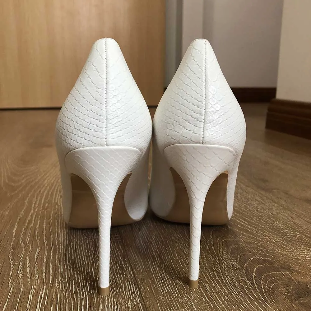 SerpentLuxe Exotic Pointed Toe Stiletto Pumps