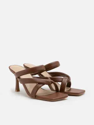 Taliha Cross Strappy Heels