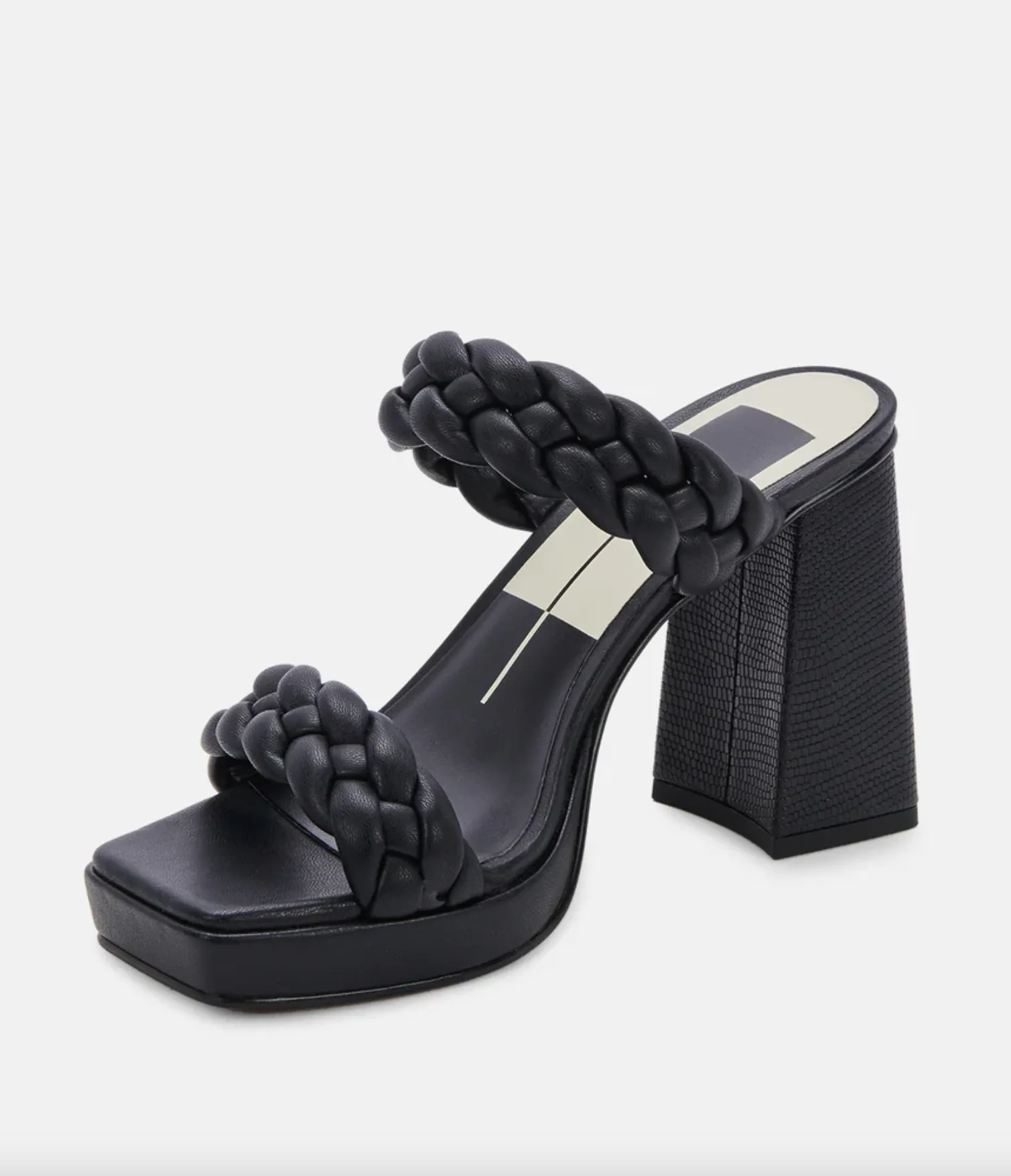 The Ashby Platform Heel by Dolce Vita - Black