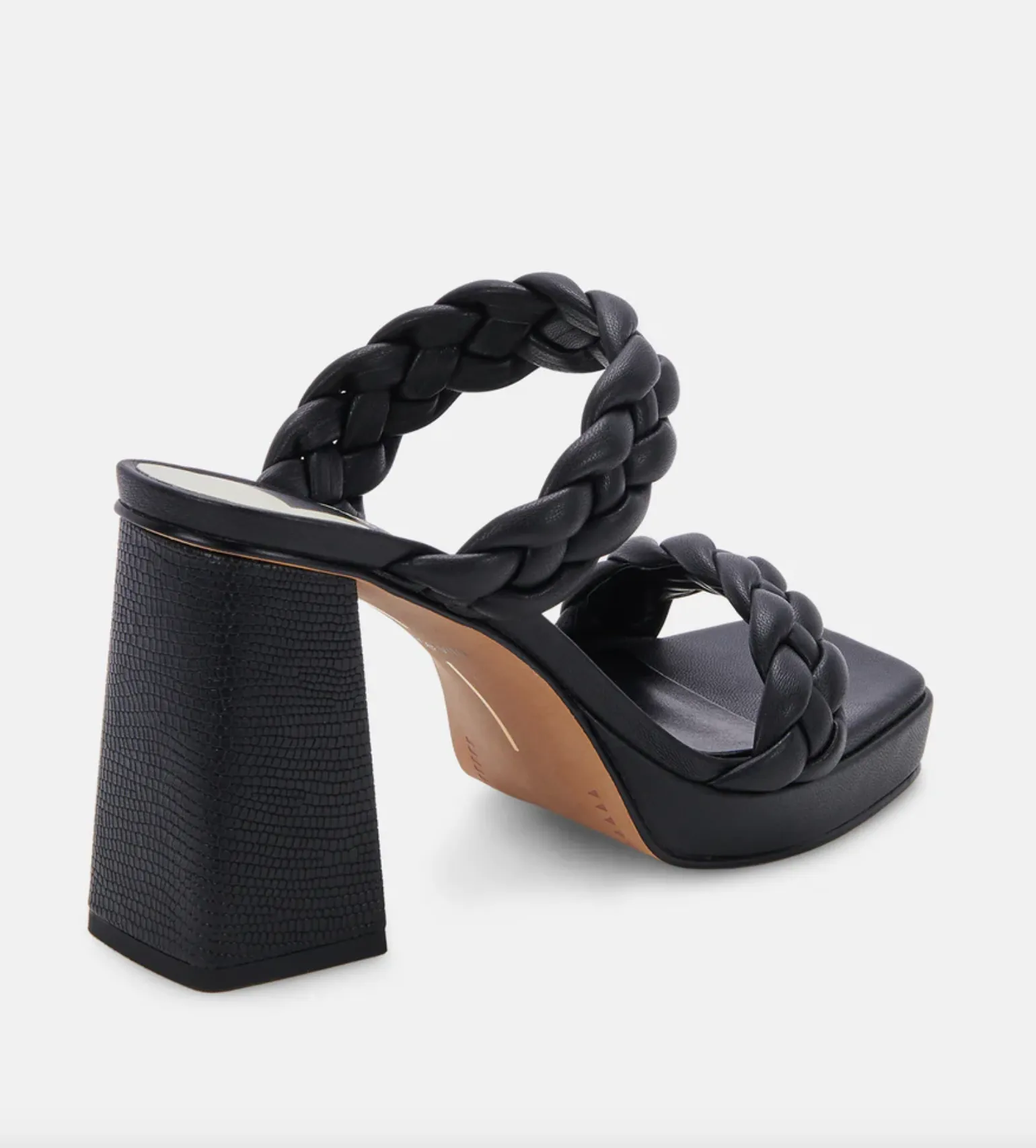 The Ashby Platform Heel by Dolce Vita - Black