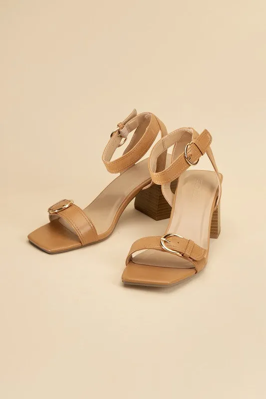 TREATY Buckle Sandal Heel