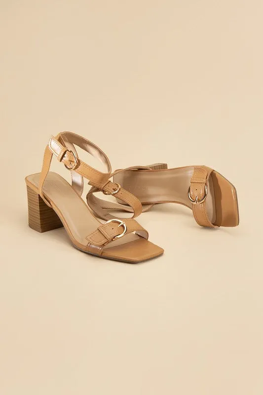 TREATY Buckle Sandal Heel