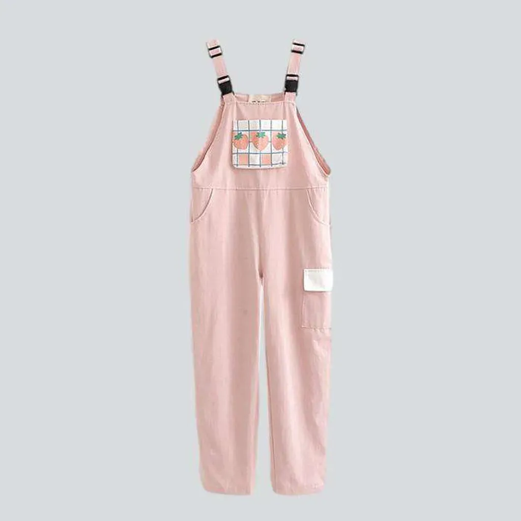 Trendy women's loose fit overall