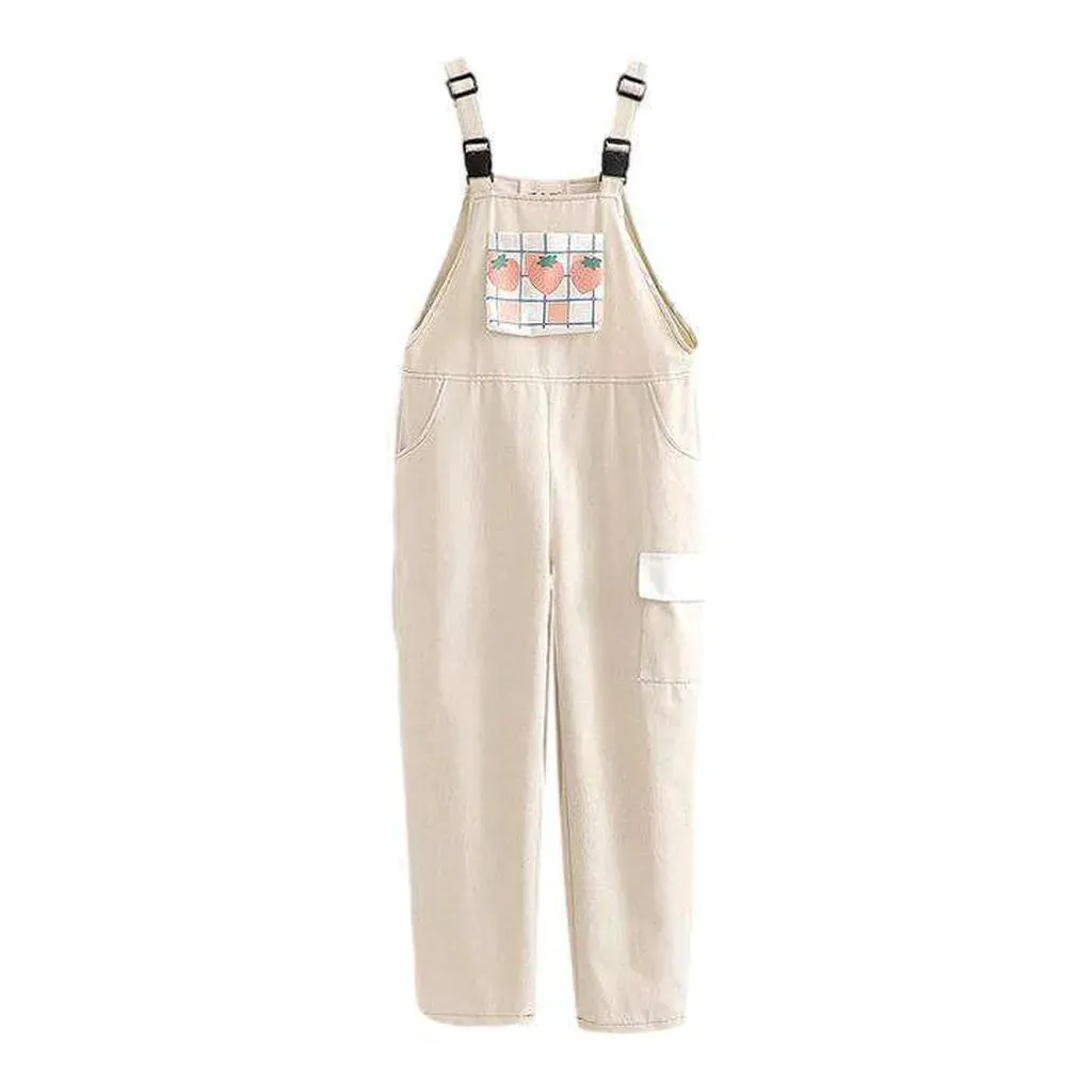 Trendy women's loose fit overall