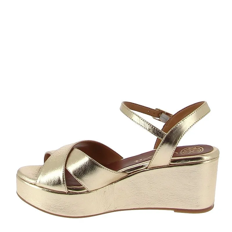 Unisa Krysi Gold Platform Heel