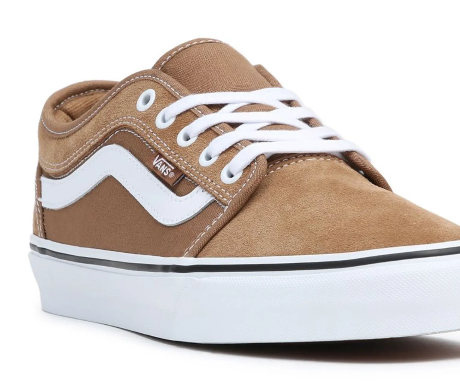 Vans Chukka Low Sidestripe Shoes - Tobacco Brown