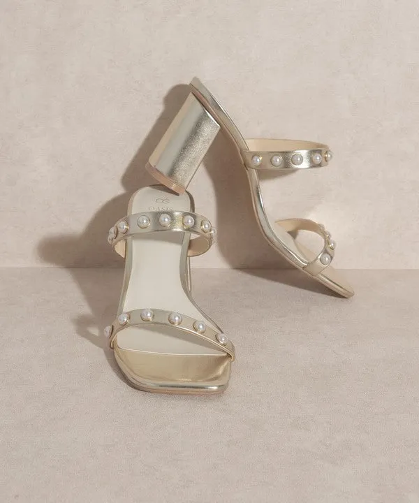 Victoria Pearl Strap Heel