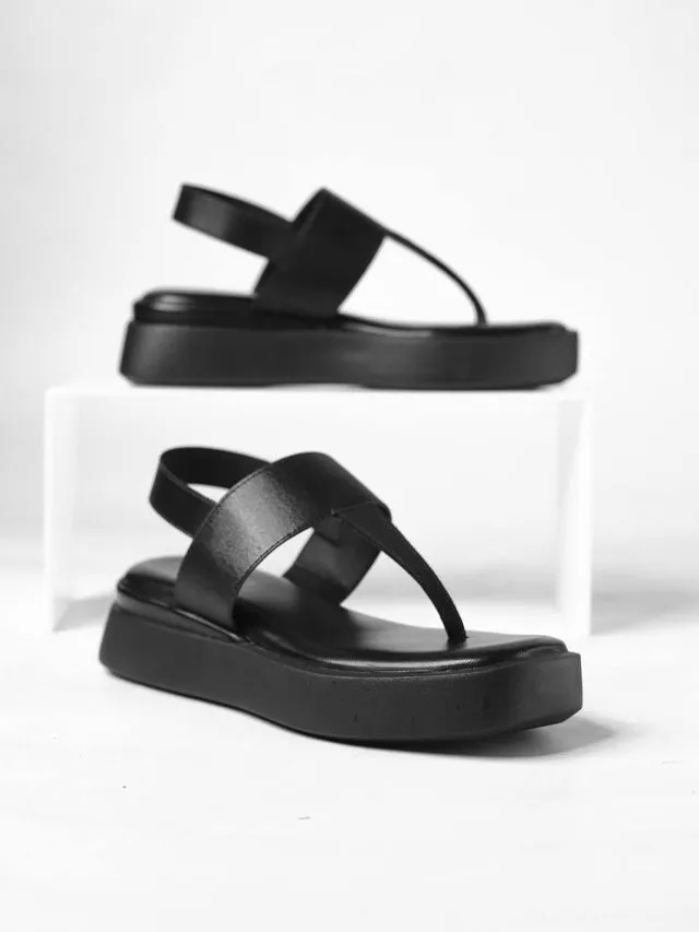 Wendy Black Flatform Heels